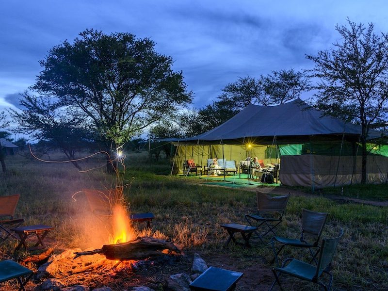 Serengeti Wilderness fire area